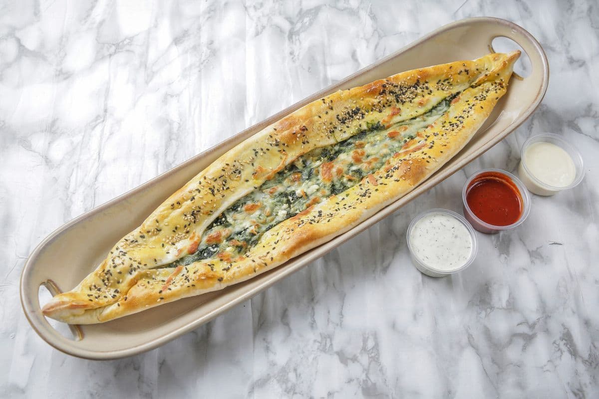 Spinach + Feta Pide