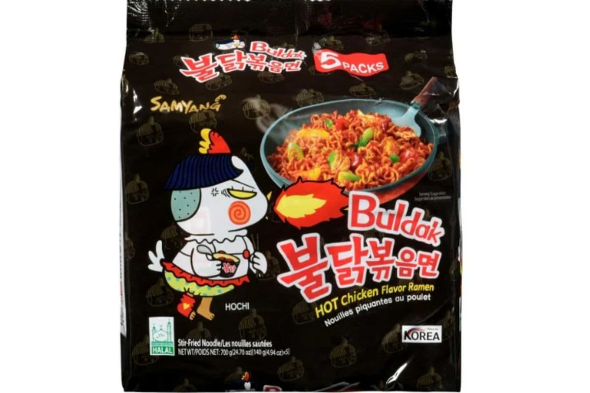 Samyang – Spicy Chicken Buldak Noodle (Original) 140g , Classic Spicy Chicken