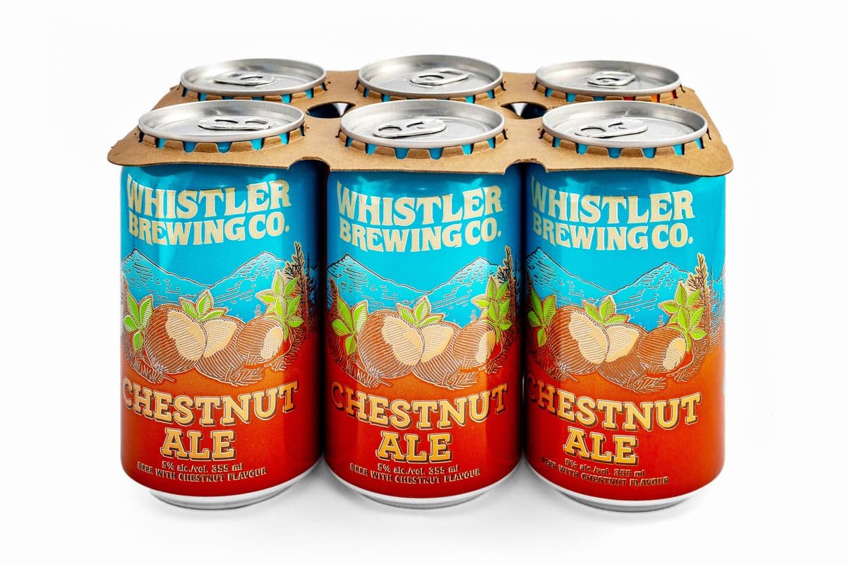 Whistler Brewing Bear Paw Honey Lager (6 Cans) (1 x 355)