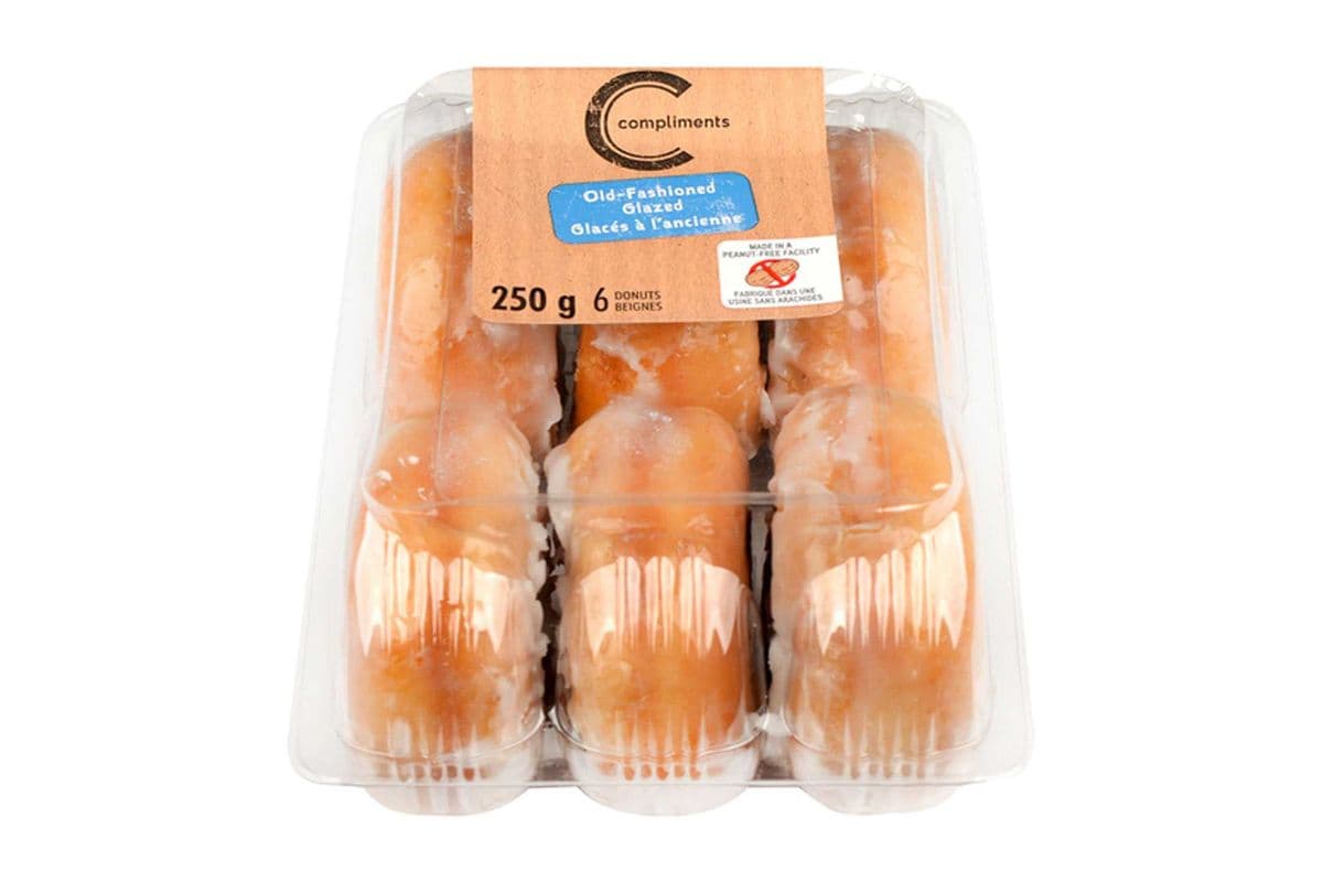 Compliments Old-Fashioned Glazed Donuts 250 g (250g)