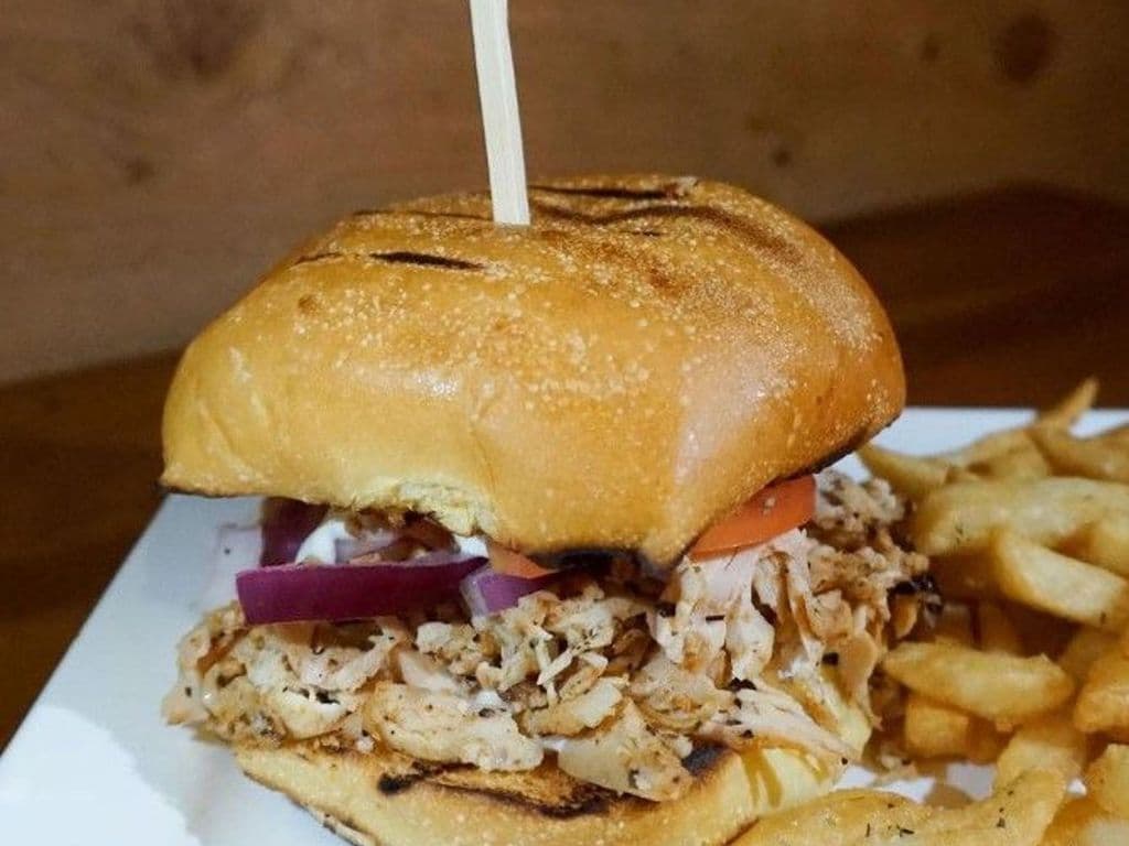 *SANTORINI BURGER PLATE