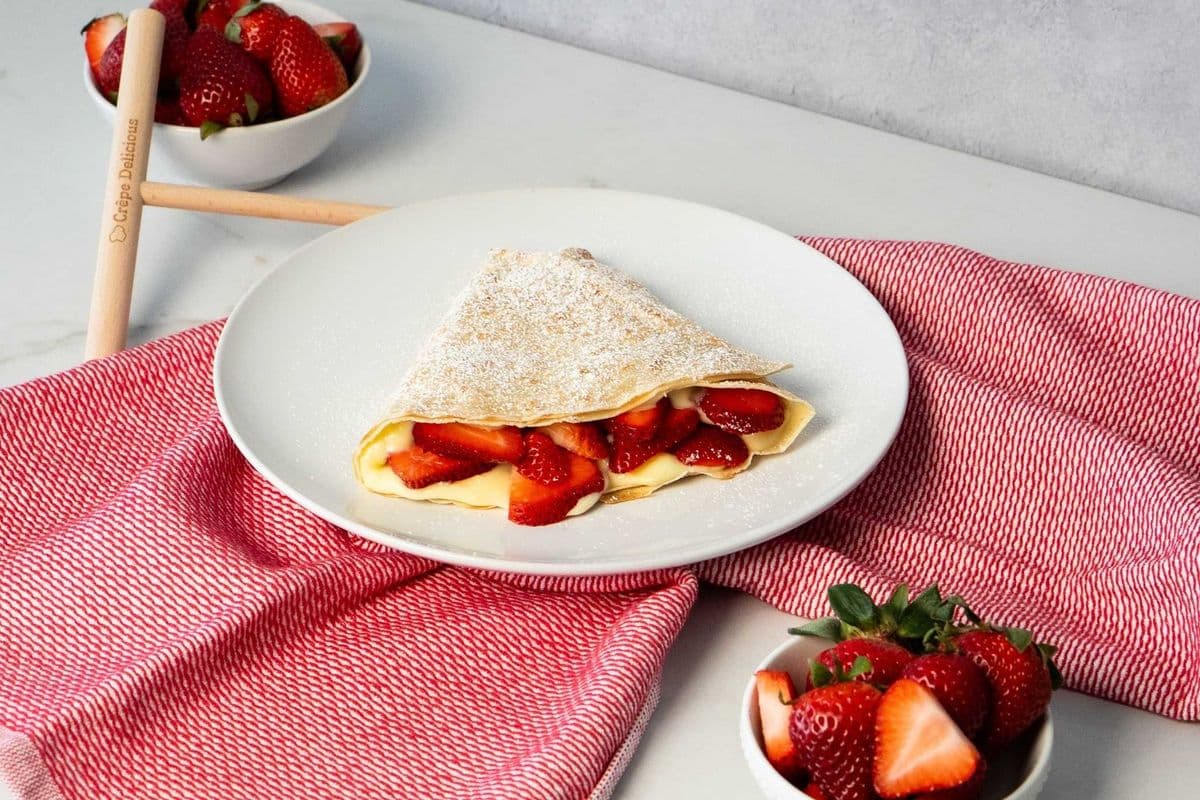 Fruit Patisserie with Strawberries Crepe