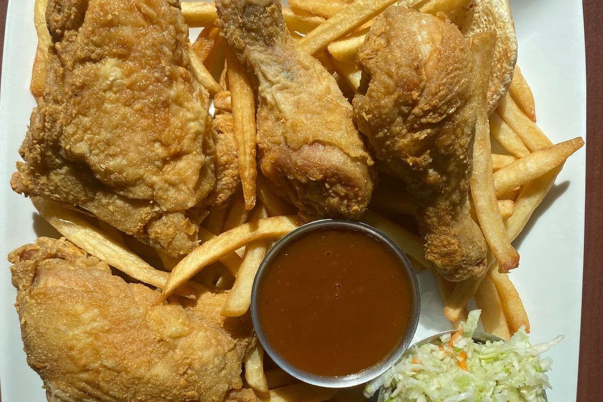 4 mcx poulet frit/4 pcs fried chicken