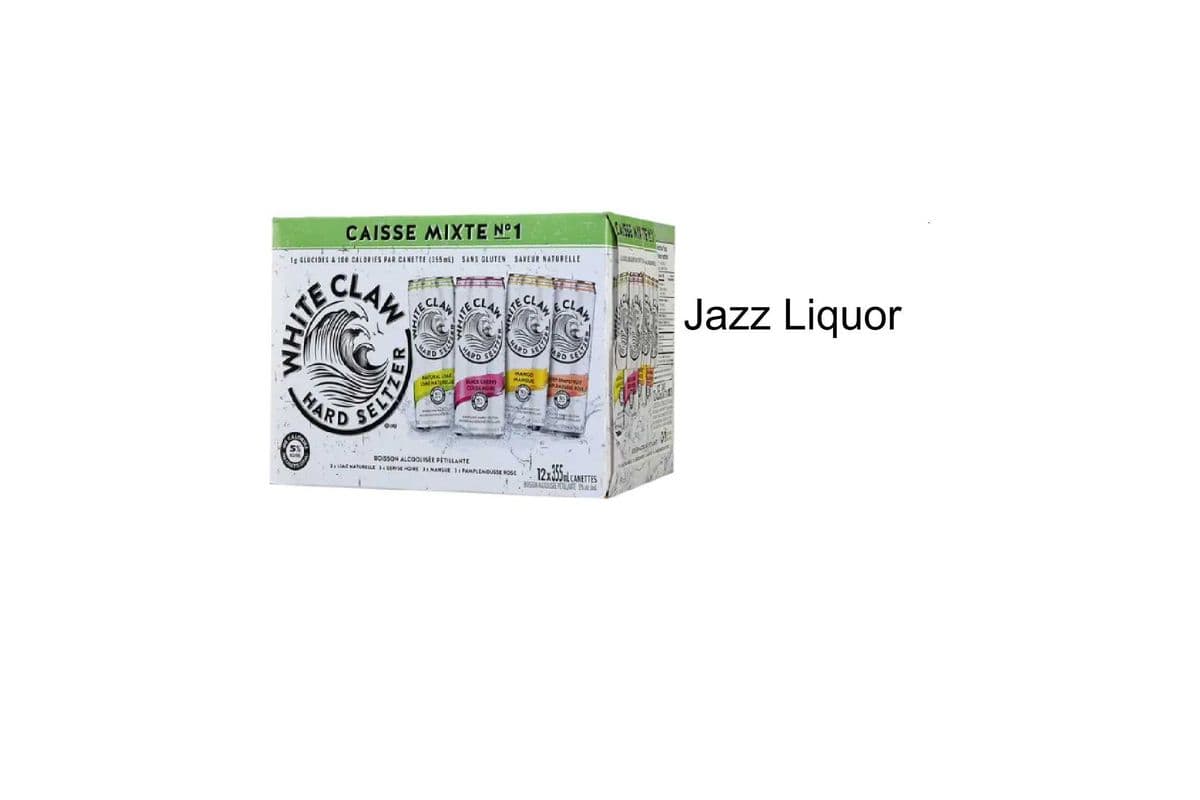 WHITE CLAW VARIETY 12 CANS (1 x 12 CANS )