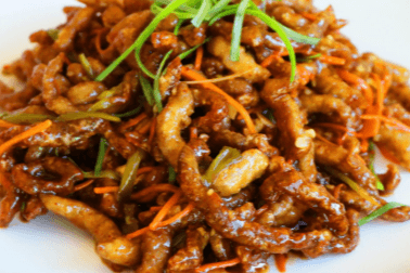 G. Spicy Shredded Ginger Fried Beef