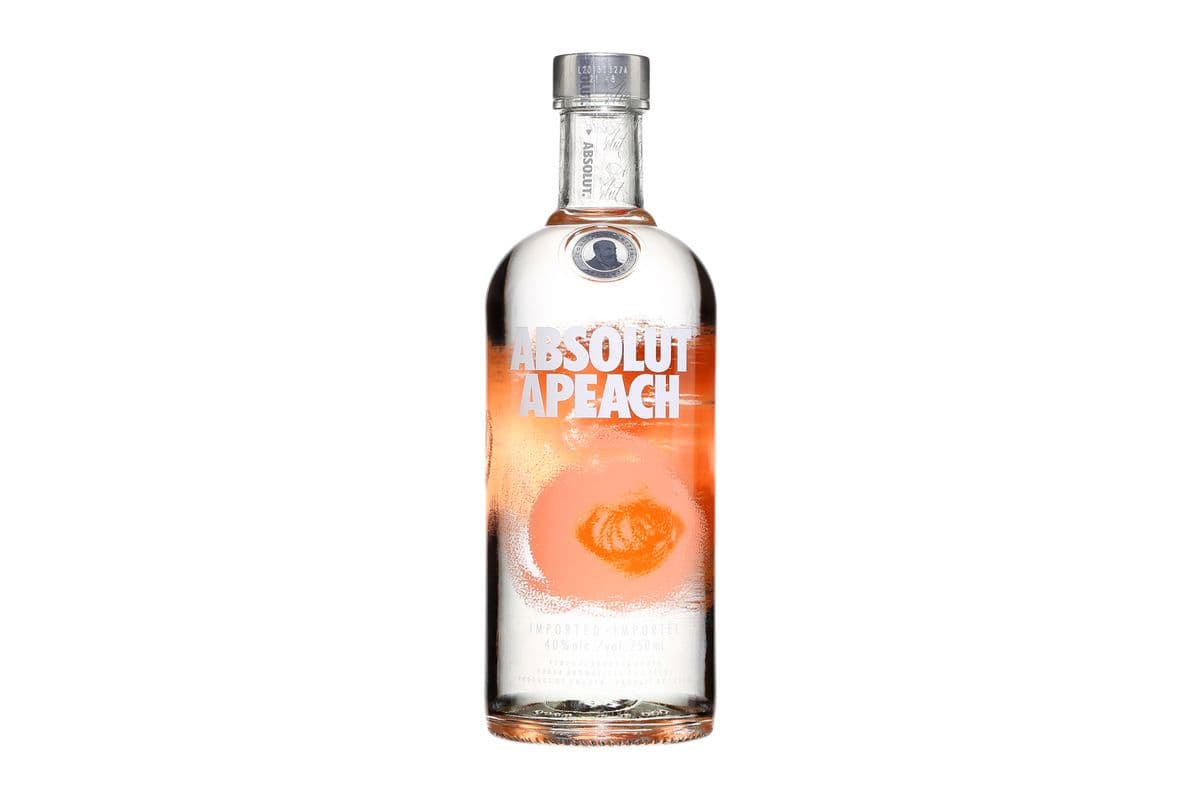 Absolut Peach Vodka (750 ml Bottle) (1 x 750ML)