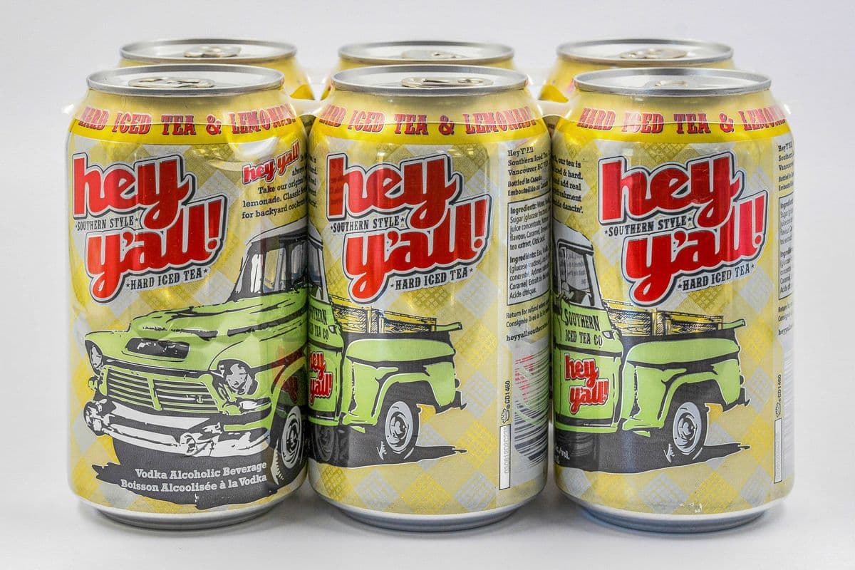 Hey Y'all Hard Iced Tea (1 x 6 Cans)