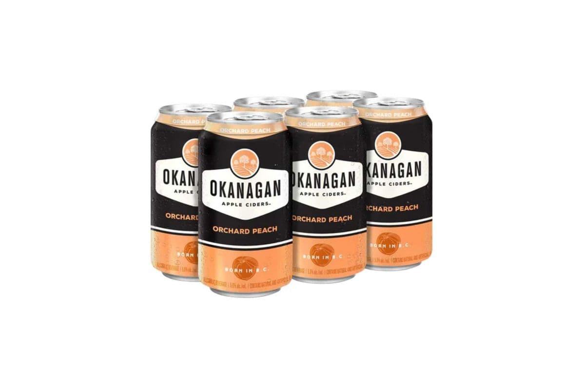 Okanagan Cider - Orchard Peach (6 x 355 ml Cans)