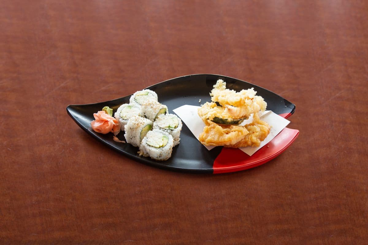 California Roll and Tempura set
