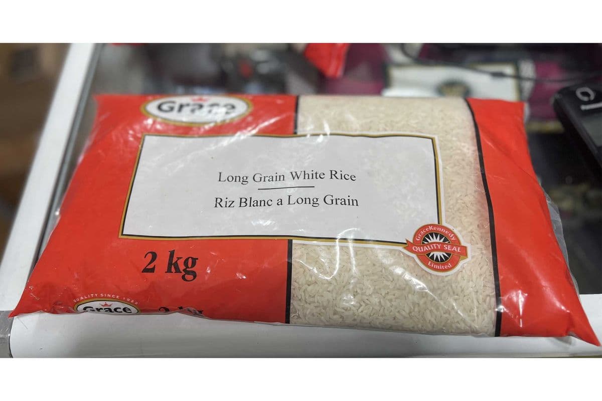 Grace long grain white rice (2kg)