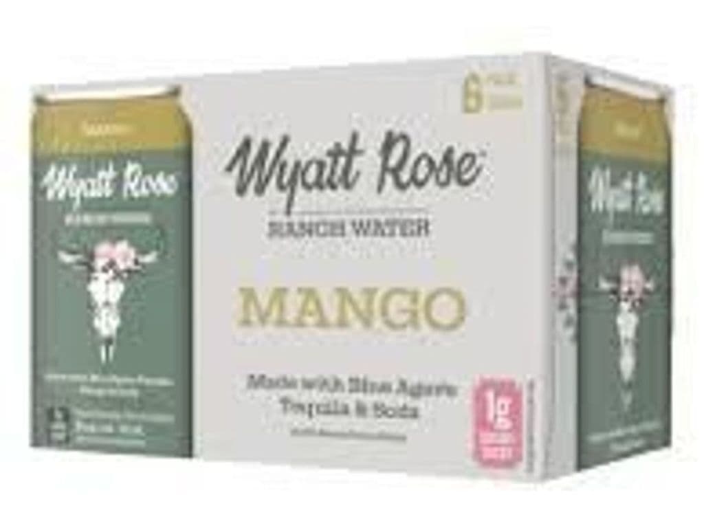 WYATT Rose Tequila Mango, 6 x 355ml