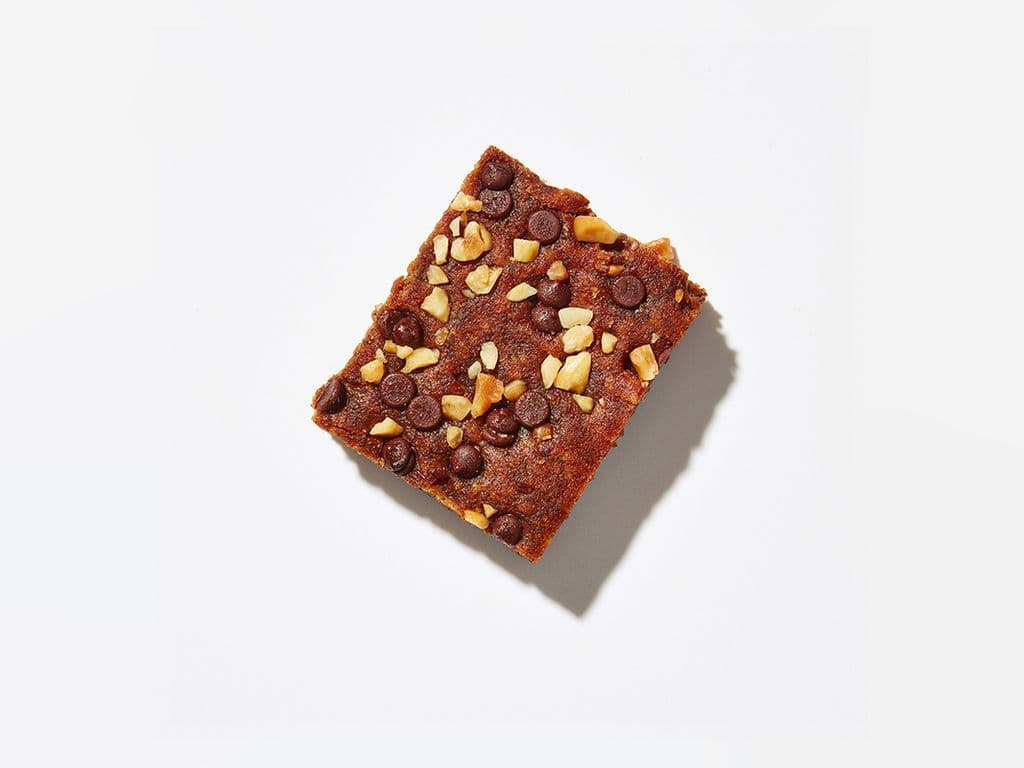 Chocolate Chip Salted Peanut Butter Blondie