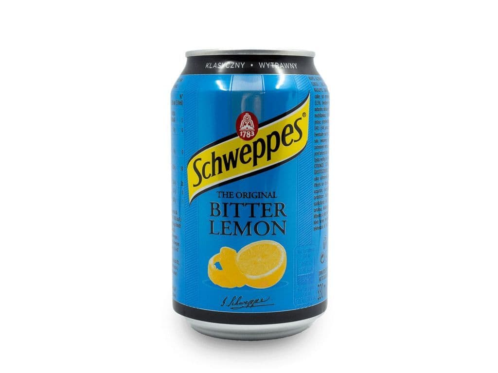 Schweppes Bitter Lemon Tonic Water Soda