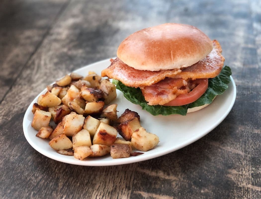 Peameal-Style Bacon on a Bun
