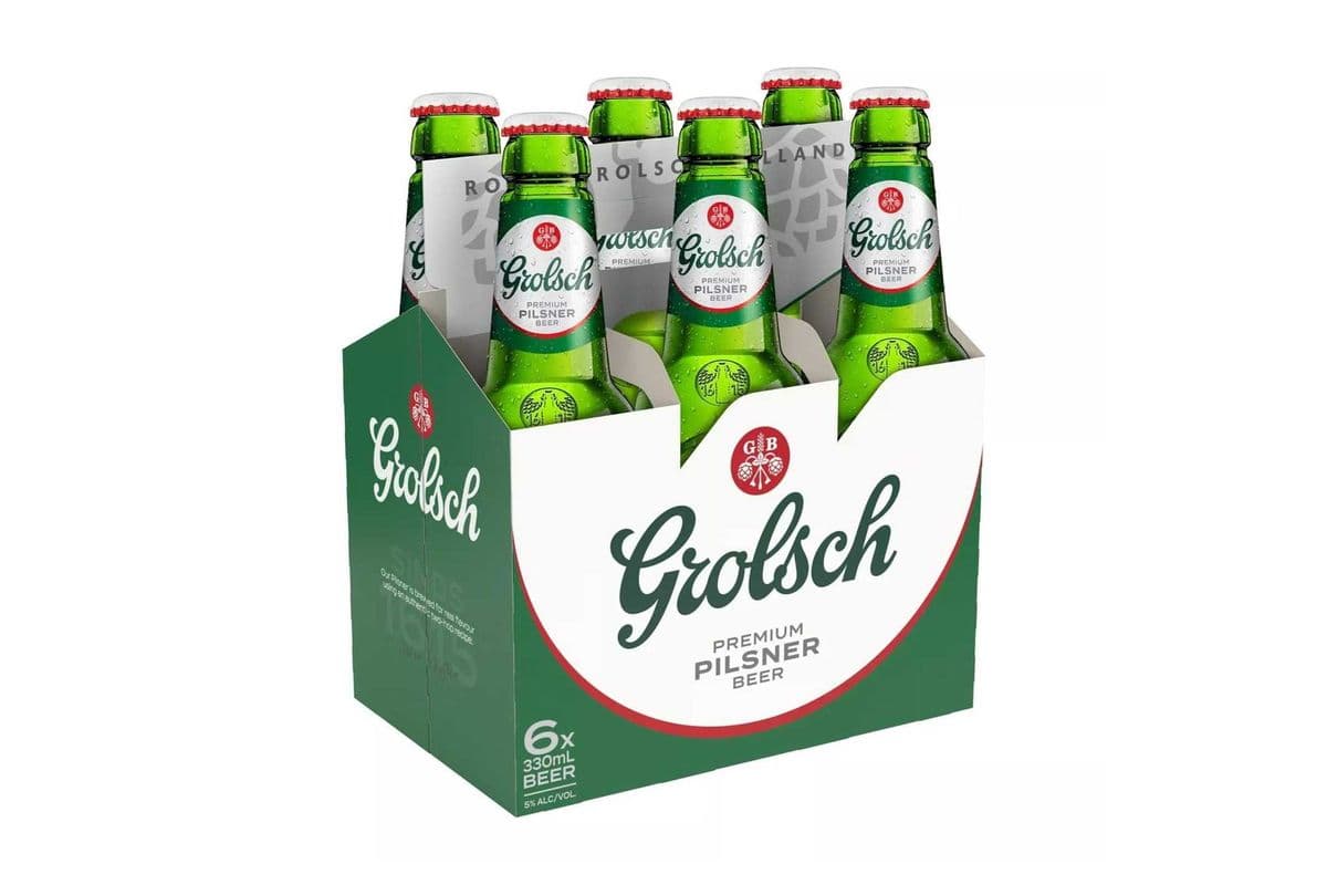 Grolsch Pilsner (6 x 330 ml Bottles)