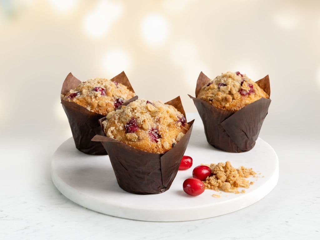 Cranberry Crumble Muffin