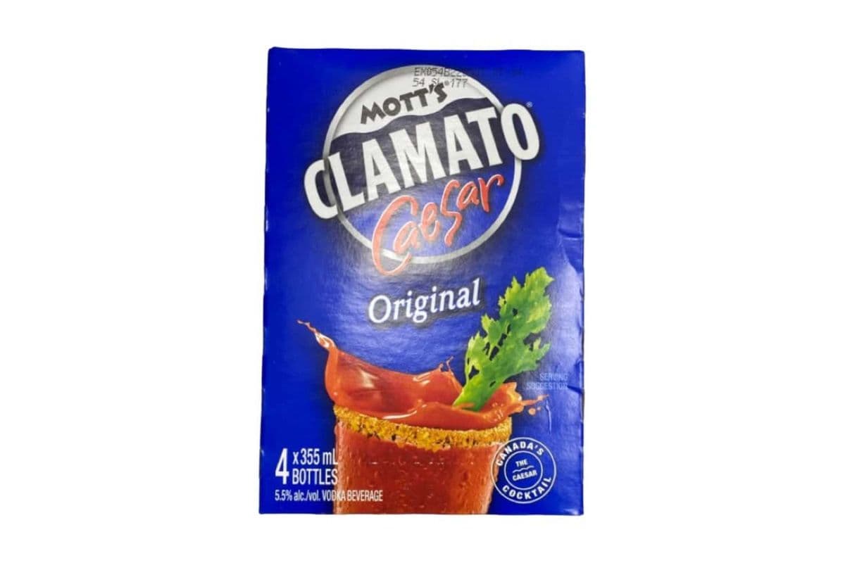 Motts Clamato Ceaser Original (4 x 355ml Bottle)