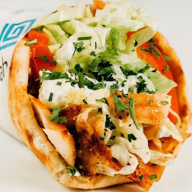 Pita gyro au poulet / Chicken Gyro Pita