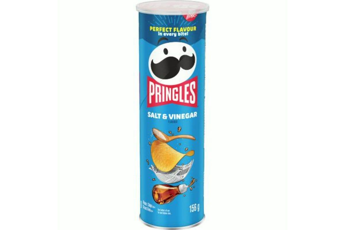 Pringles Potato Chips, Salt-Vinegar (156 g)