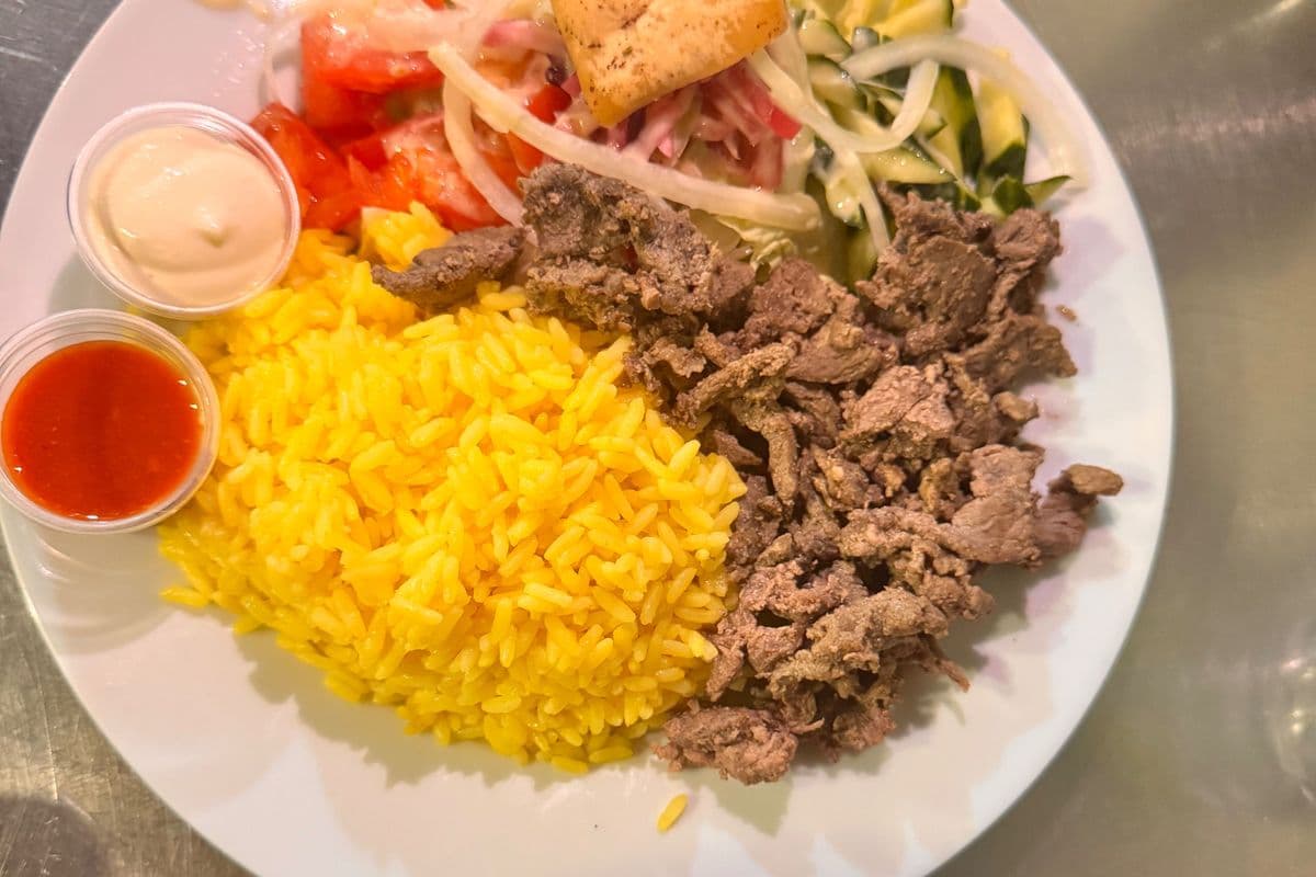 Beef Shawarma Dinner
