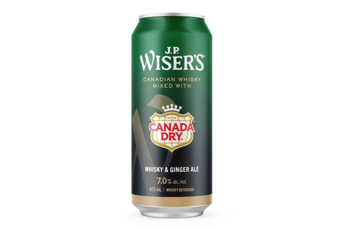 Jp Wisers WISERS CANADA DRY WHISKY & GINGER ALE 473ML (1 x 473 ml)