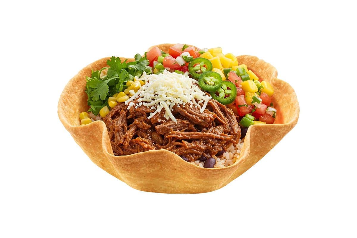 Beef Barbacoa Tortilla Bowl
