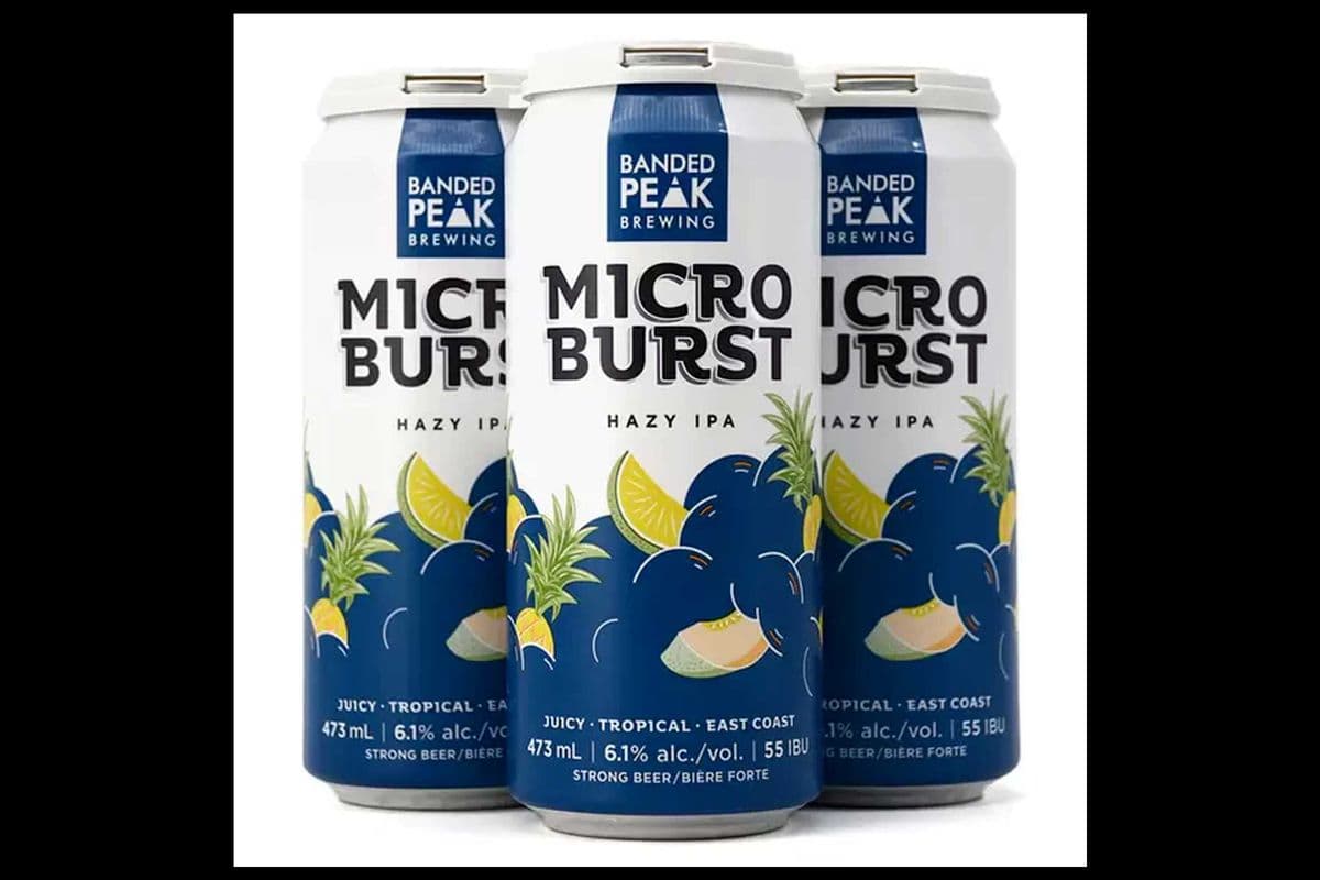 BANDED PEAK MICRO BURST HAZY IPA (4 x 473ML CANS) (4 x 473ML)