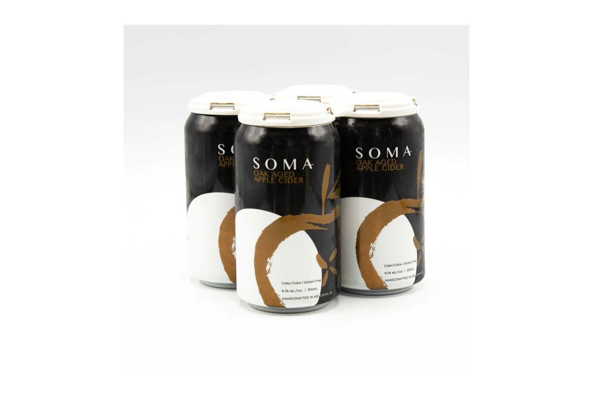 Soma Oak Aged Apple Cider (4 Cans) (4 x 355ml)