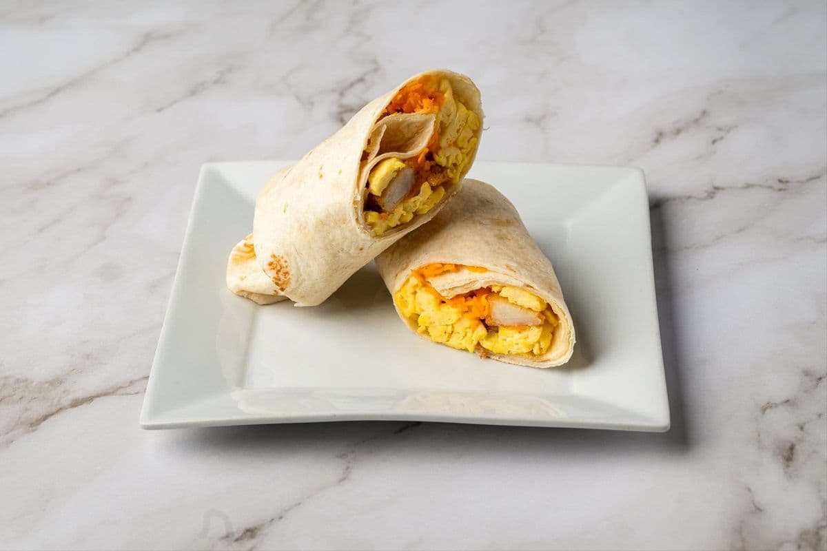 Hashbrown Scrambled Egg Loaded Wrap