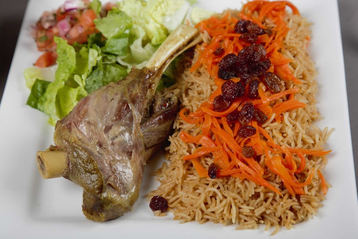 #6. Lamb Shank Dinner Platter