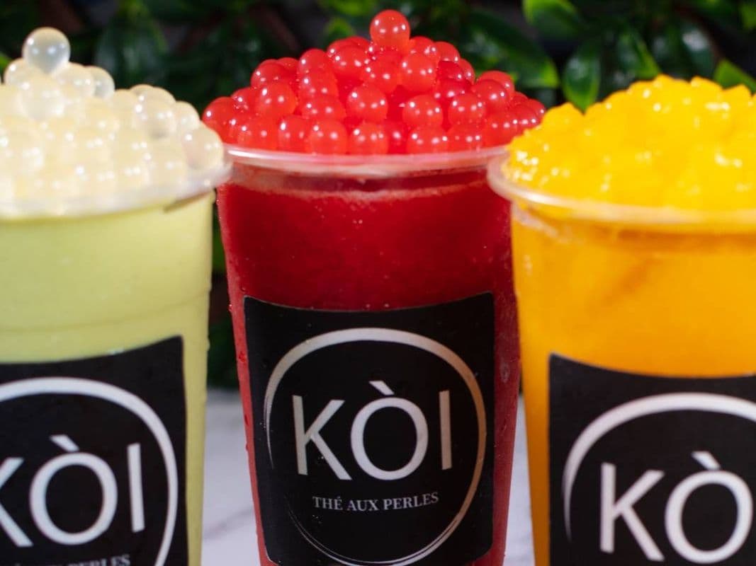 AVOCADO & BANANA SLUSH WIHT MANGO JELLY