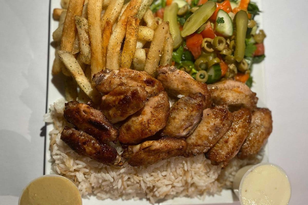 Assiette ailes de poulet (12 mcx)