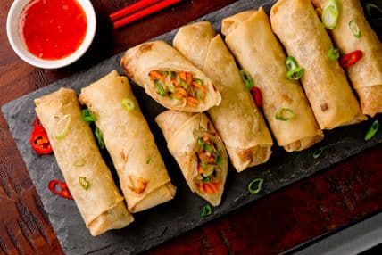 🥕 NEW & LIGHT OVEN-BAKED VEGGIE SPRING ROLLS
