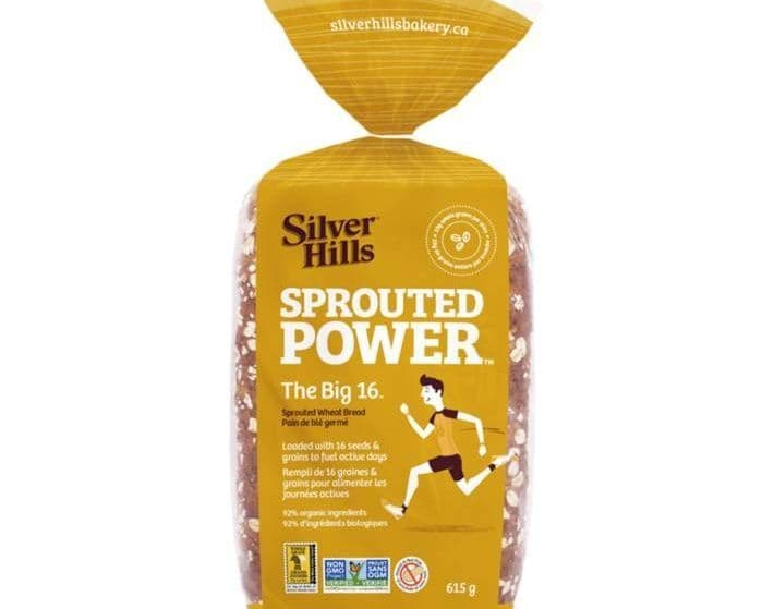 SILVER HILLS SPROUTED WHEAT BREAD THE BIG 16 615G