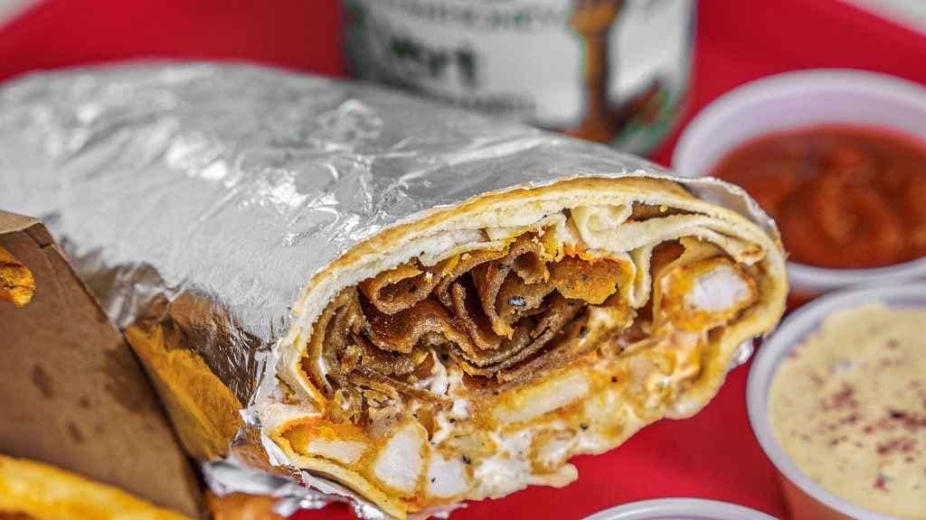 Fries and Protein donair