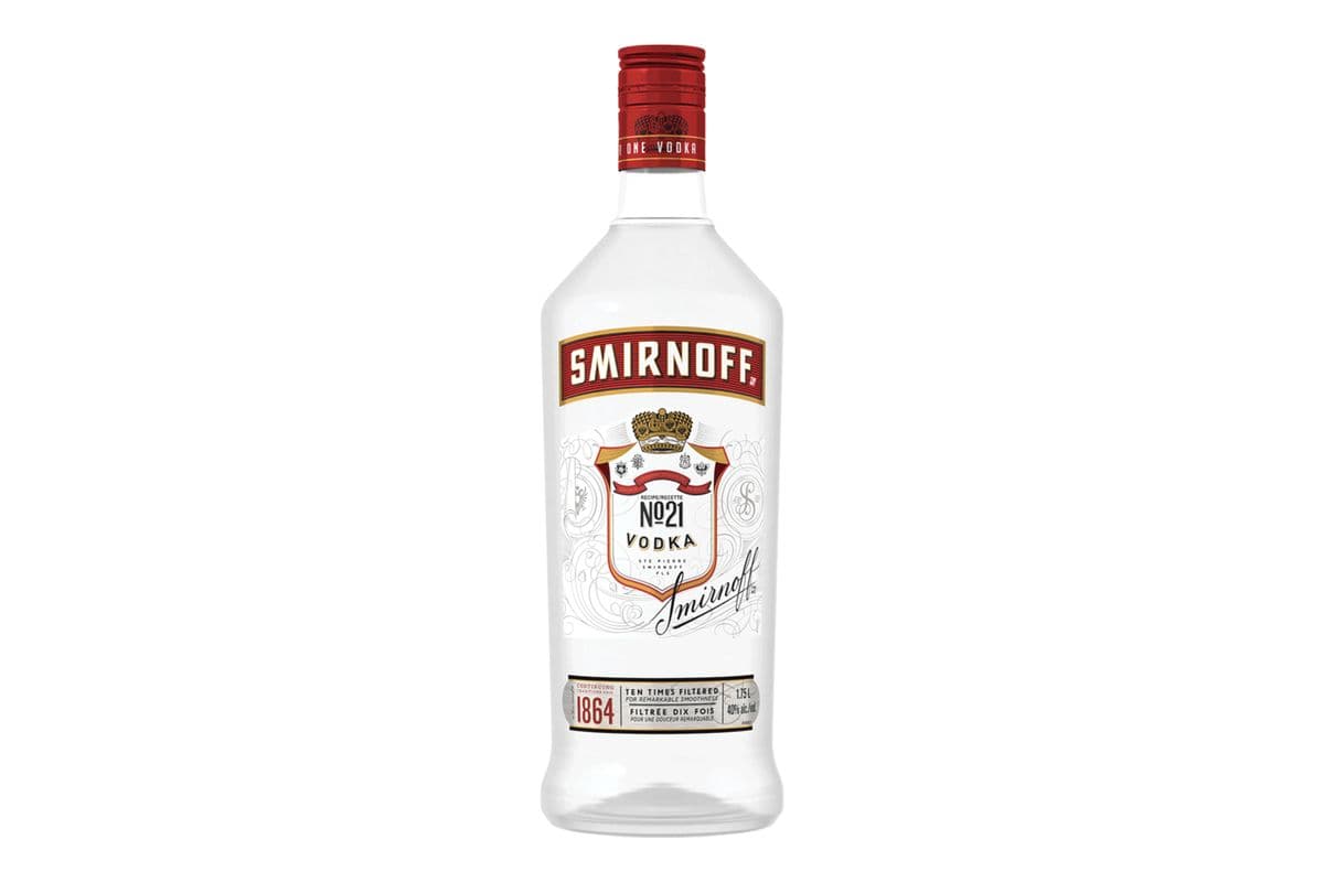 Smirnoff Vodka (1.75 L Bottle) (1 x 1750ML)