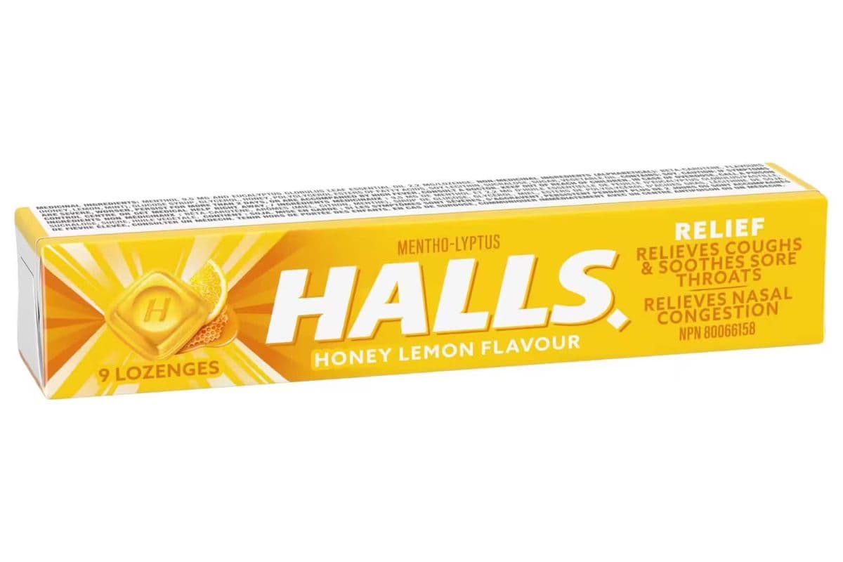 Halls Honey Lemon 9