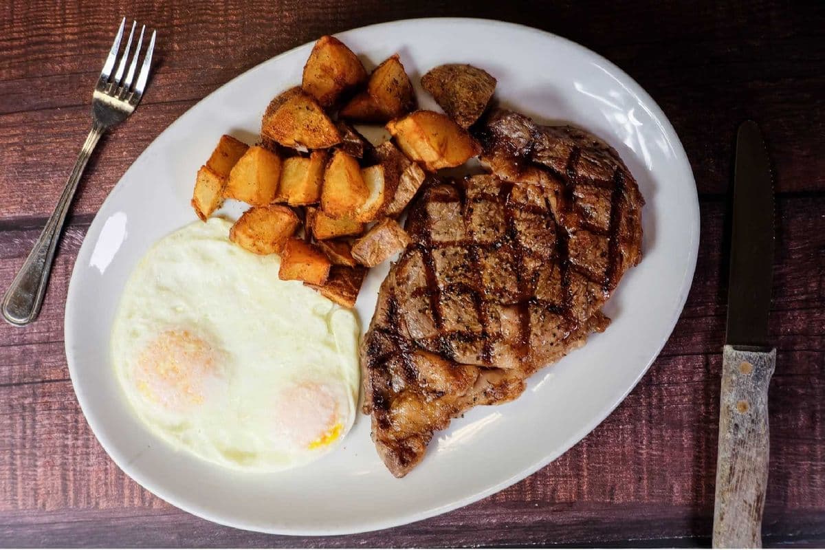 6 oz. Steak and Eggs