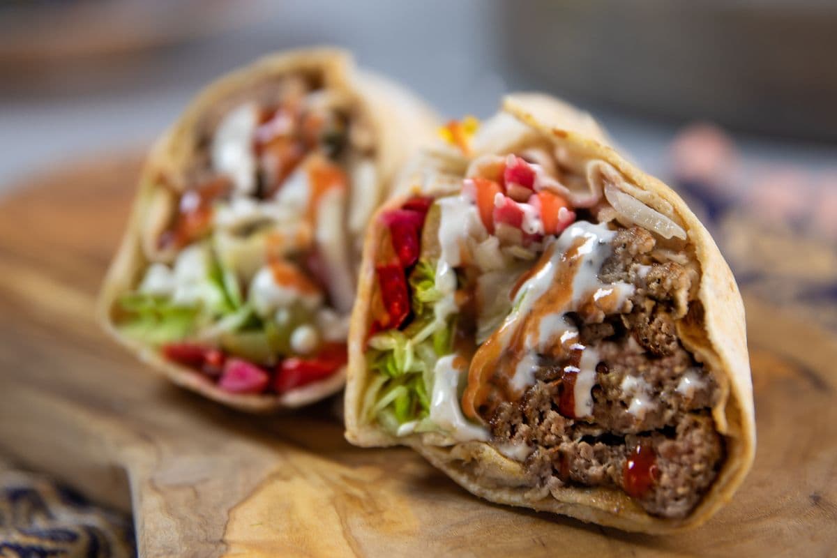 Large Beef Shawarma Wrap