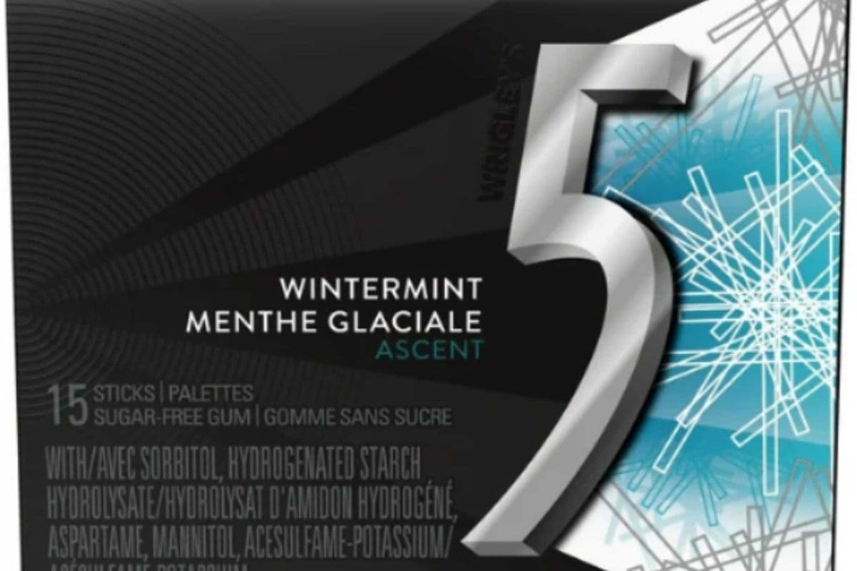 5 Gum - Wintermint - Ascent - 15 Sticks