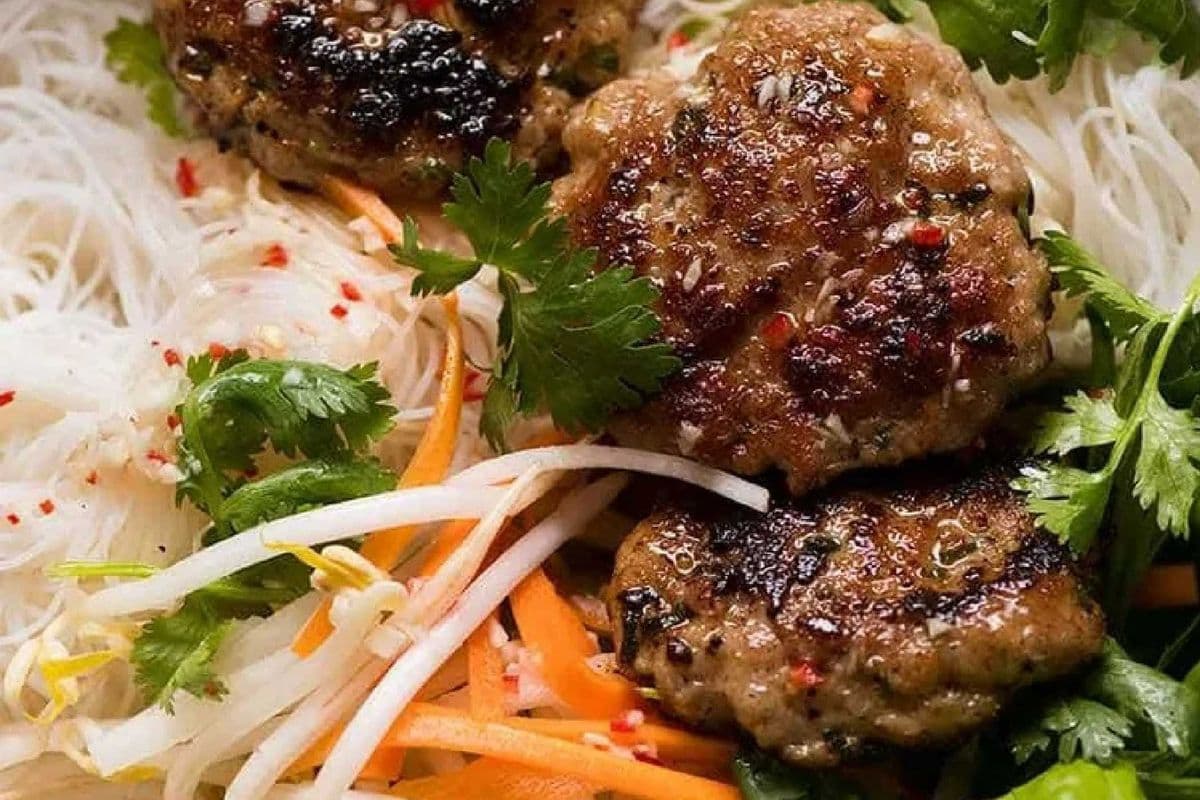 🧆 BUN CHA (Pork Patty Vermicelli Bowl)