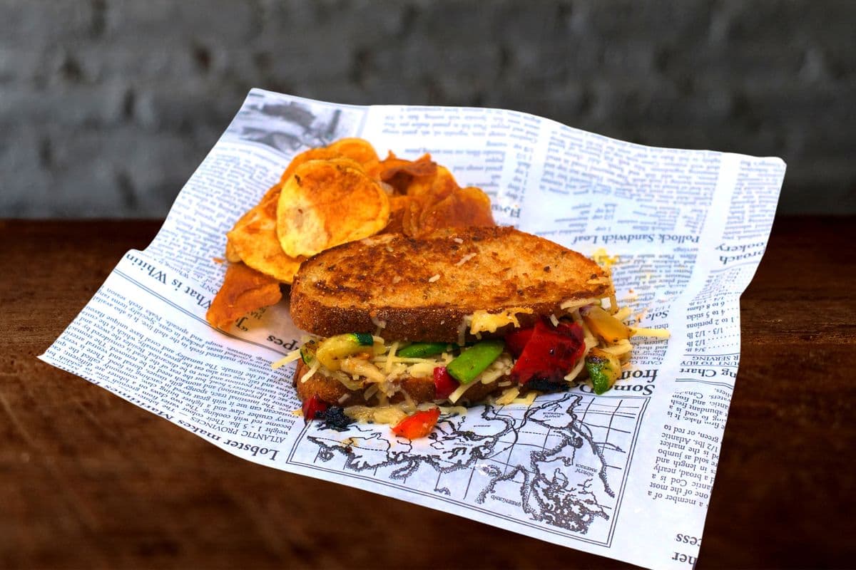 Veggie Supreme Grilled Sandwich