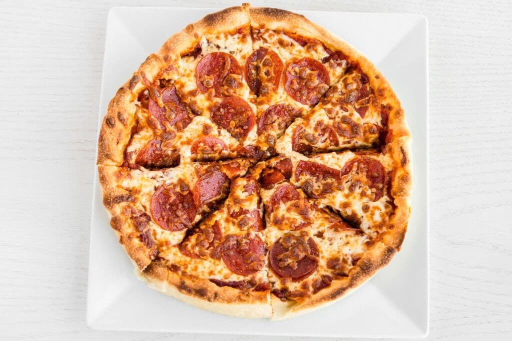 8" Small 6 Pieces BYO Pizza (1 Toppings)