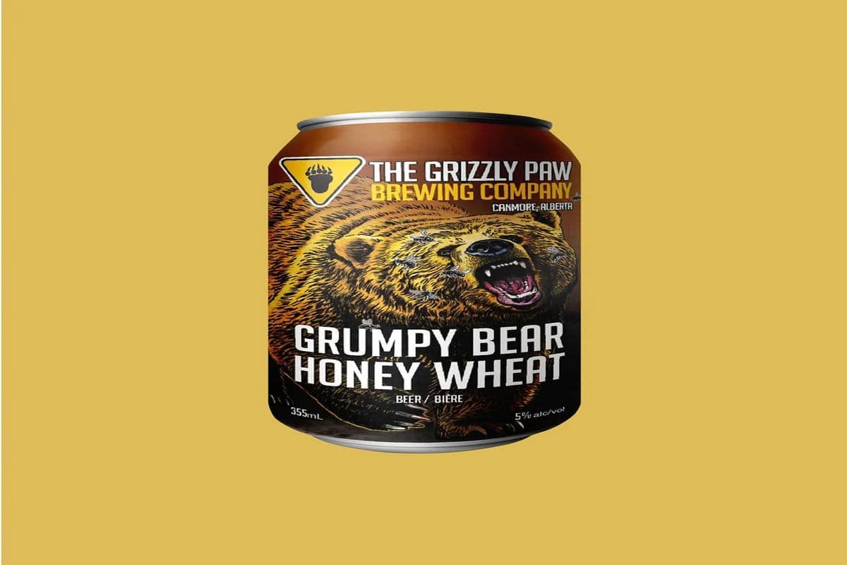 GRUMPY BEAR HONEY WHEAT CANS) (6 X 355ML) 5.0% ABV (1 x 355 mL)