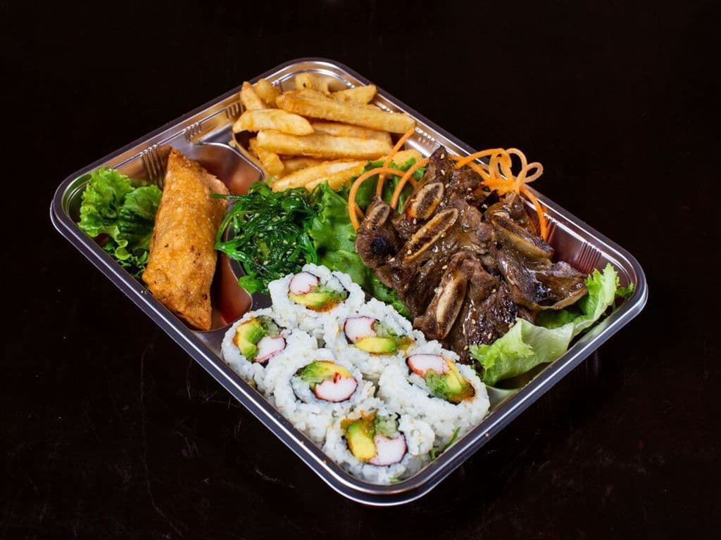 101b. Beef Rib Teriyaki Bento