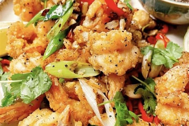 69. Salt and Pepper Spiced Shrimp