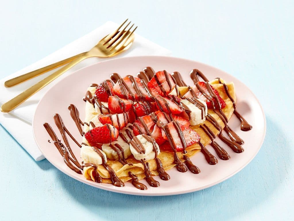 Strawberry & Banana Crepe