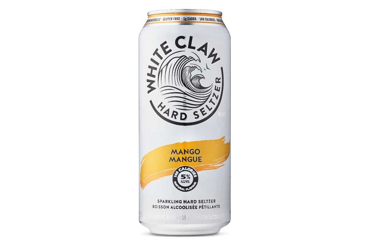 White Claw Hard Seltzer Mango 473ml (1 x 473ml)