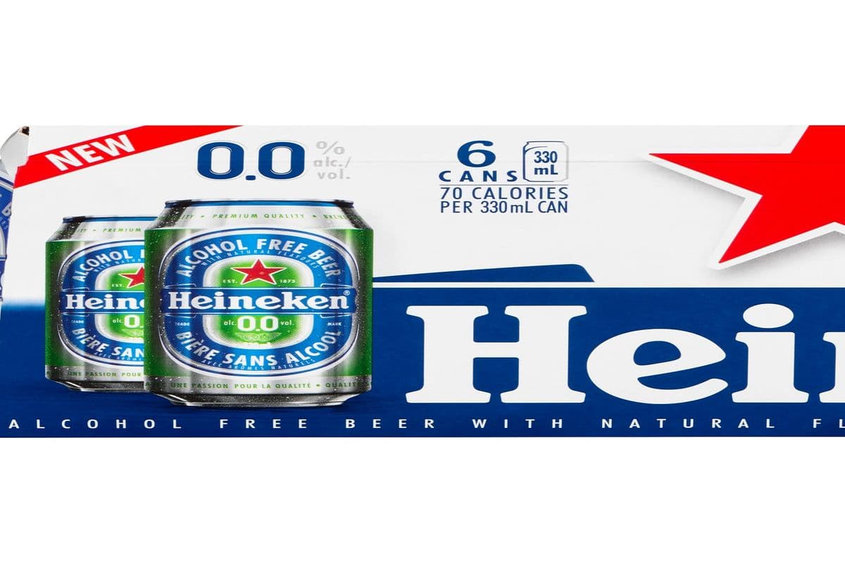 HEINEKEN 0% (6 CANS X 355ML) 0.0% ABV (355 mL)