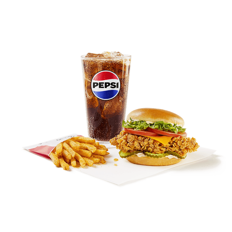 Deluxe Famous Chicken Sandwich Combo